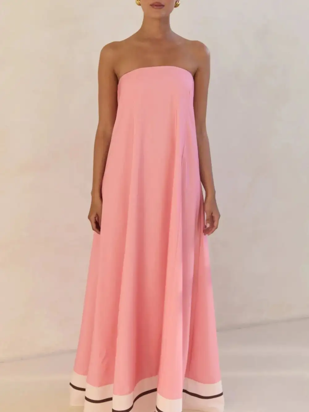 Printed Smocked Maxi Dress