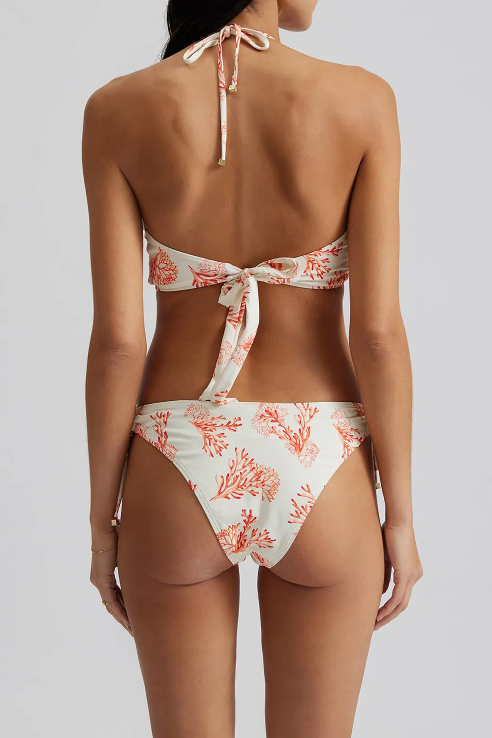 Printed Drawstring Bikini Bottom