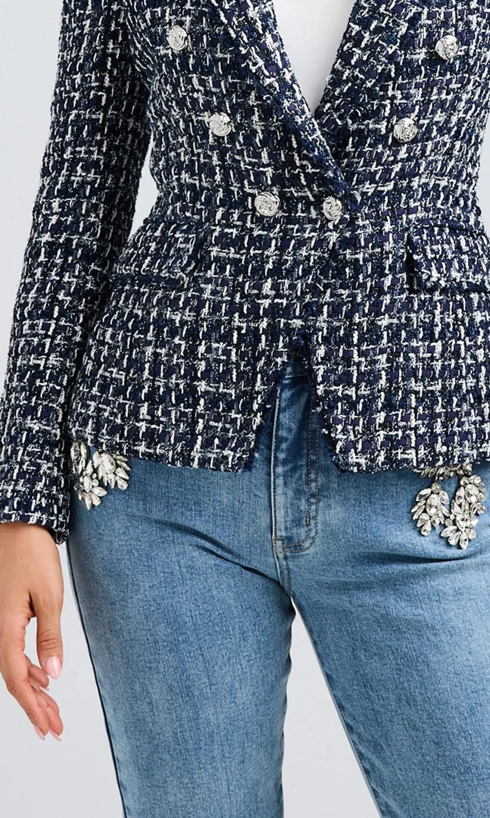 Crystal Cropped Jeans