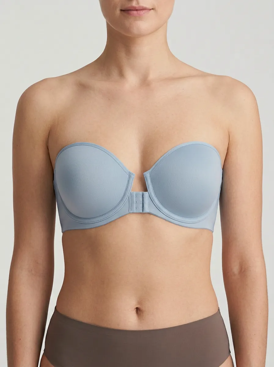 Women's Underwire Seamless Front-Closure Strapless Bra
