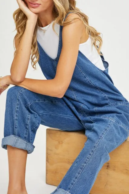 Denim Relaxed Jumpsuit