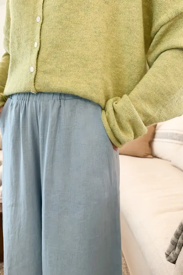 Relaxed Soft Linen Blend Pants