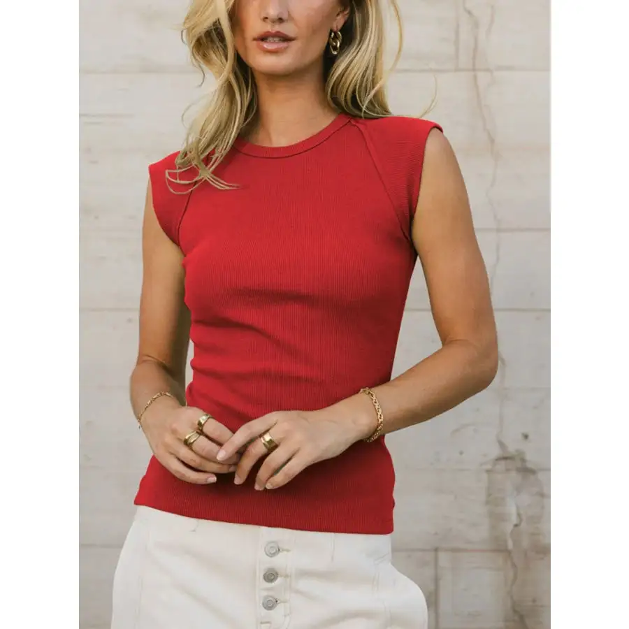Simple Round Neck T-shirt