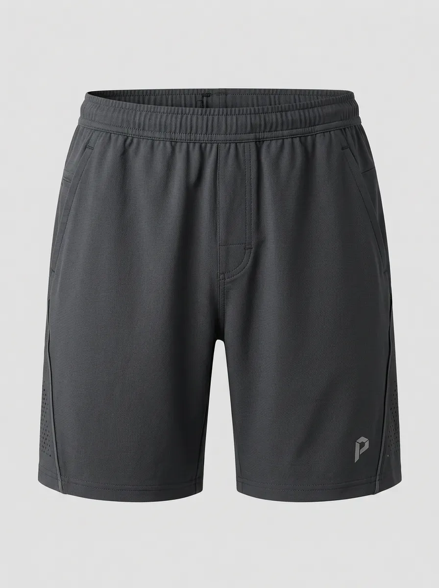Men's Athletic Breathable Solid Color Quick-Dry Training Shorts