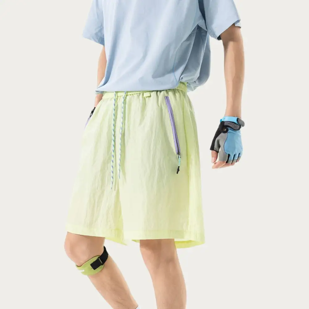 Relaxed Drawstring Pocketed Lightweight Men's Athletic Shorts