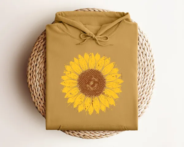 Sunflower Graphic Pullover Hoodie