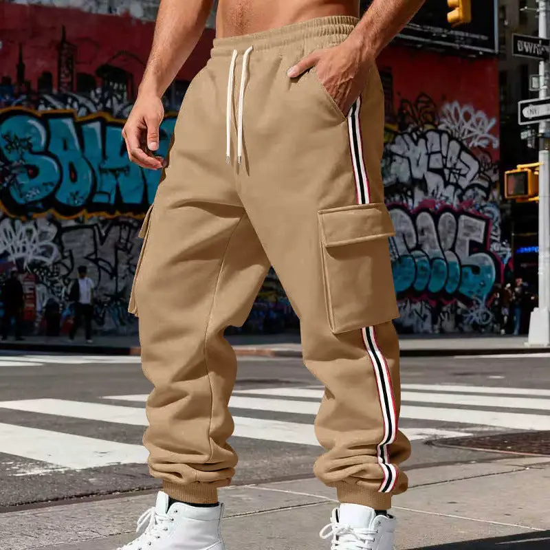 Men's Cargo Jogging Pants Pockets Cargo Pants Utility Fit