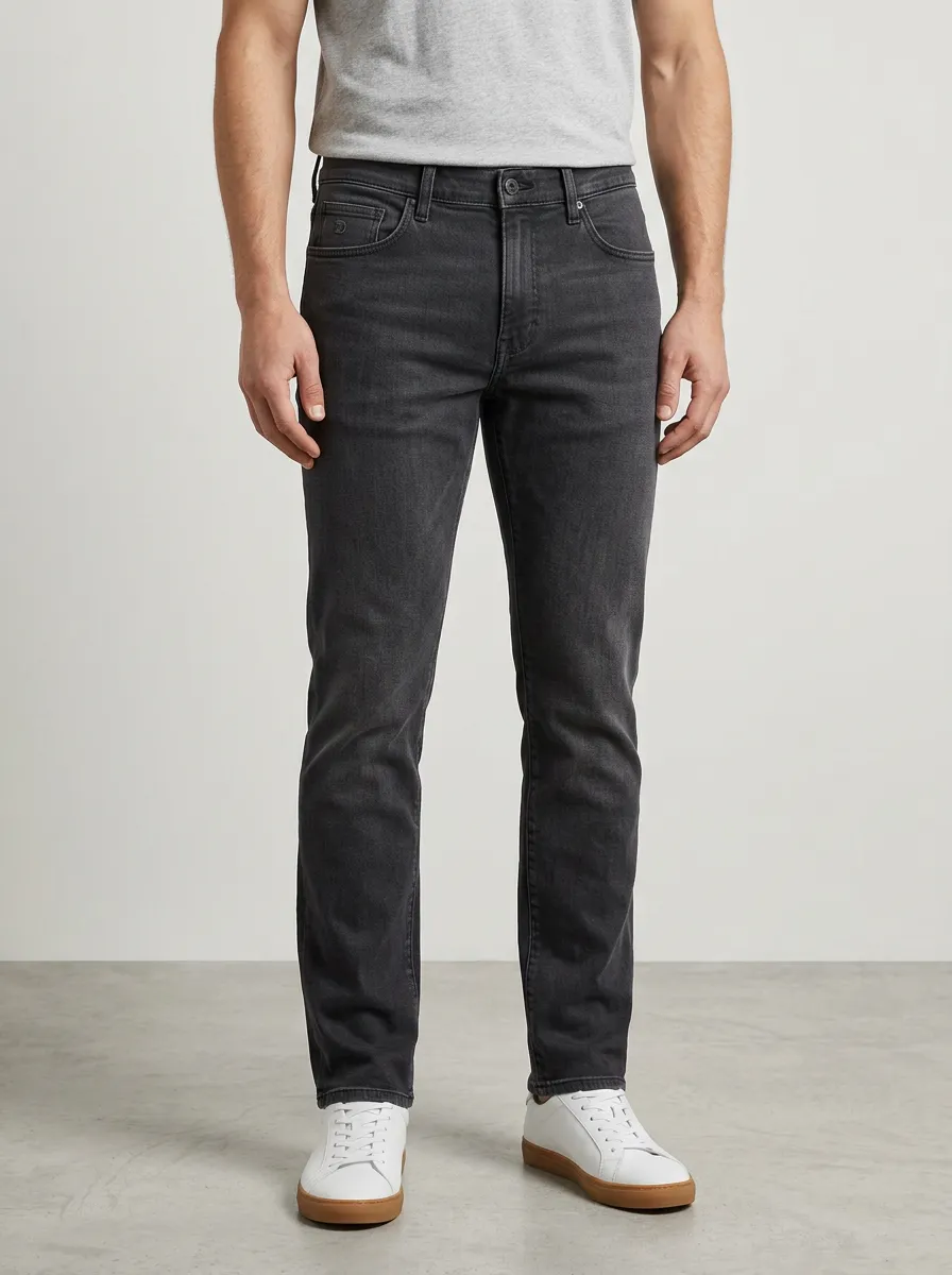 Men's Classic Flexible Casual Wear Stretch Denim Jeans