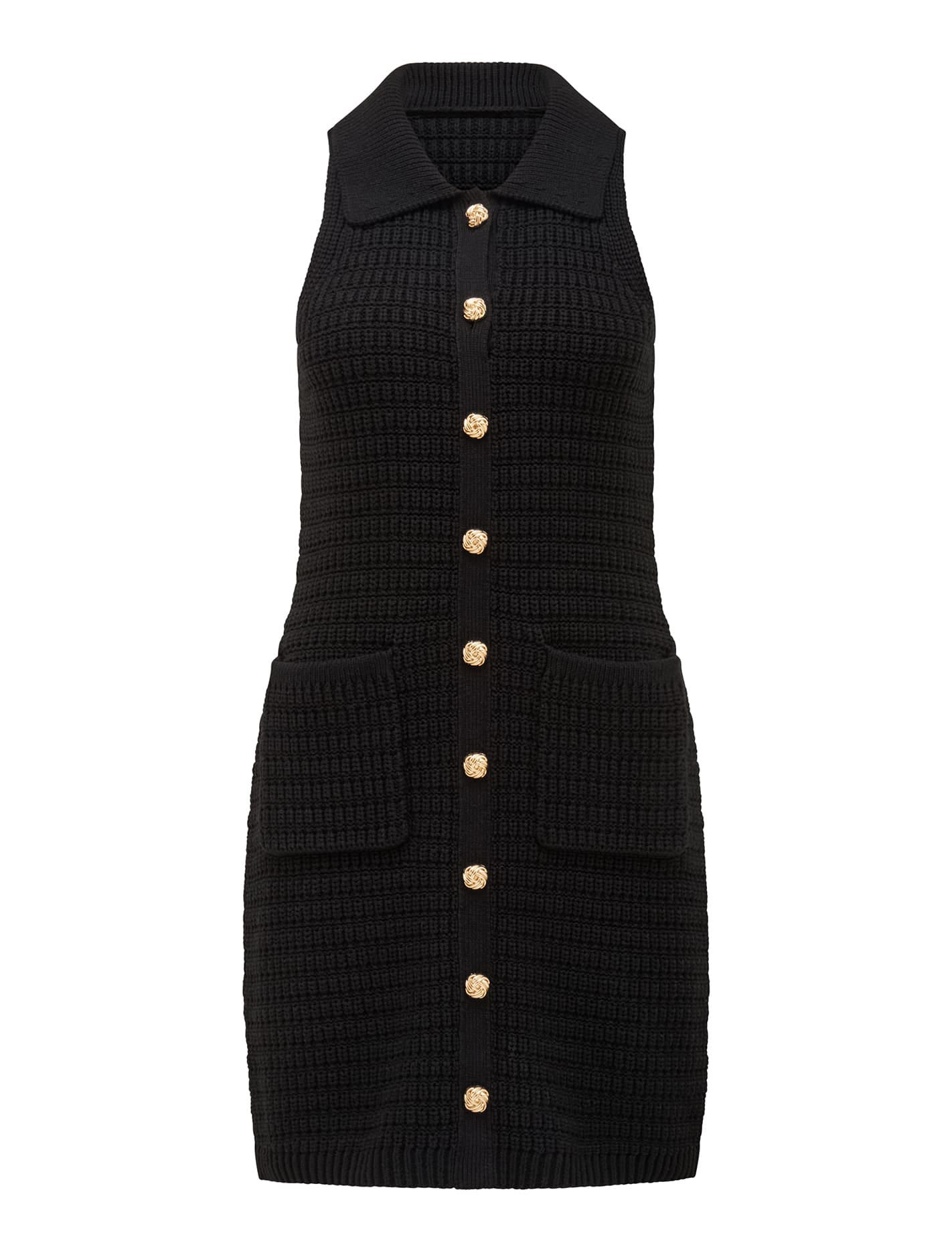 Textured Knit Mini Dress