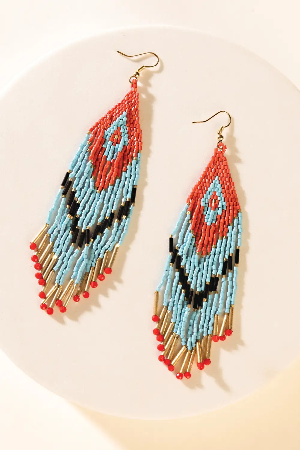 Delicate Radiant Artful Fringe Earrings
