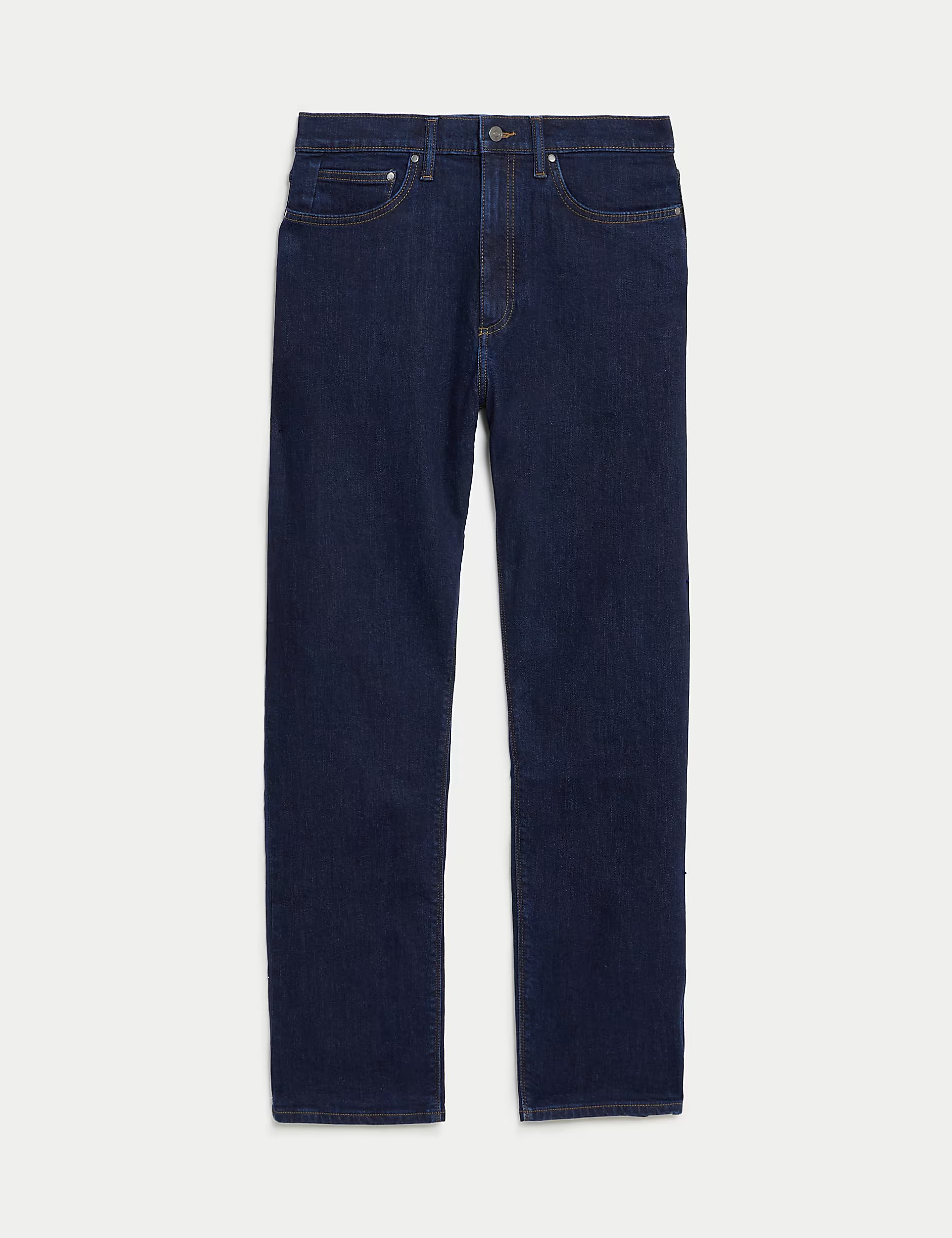 Men's Black Loose Fit Stretch Casual Jeans