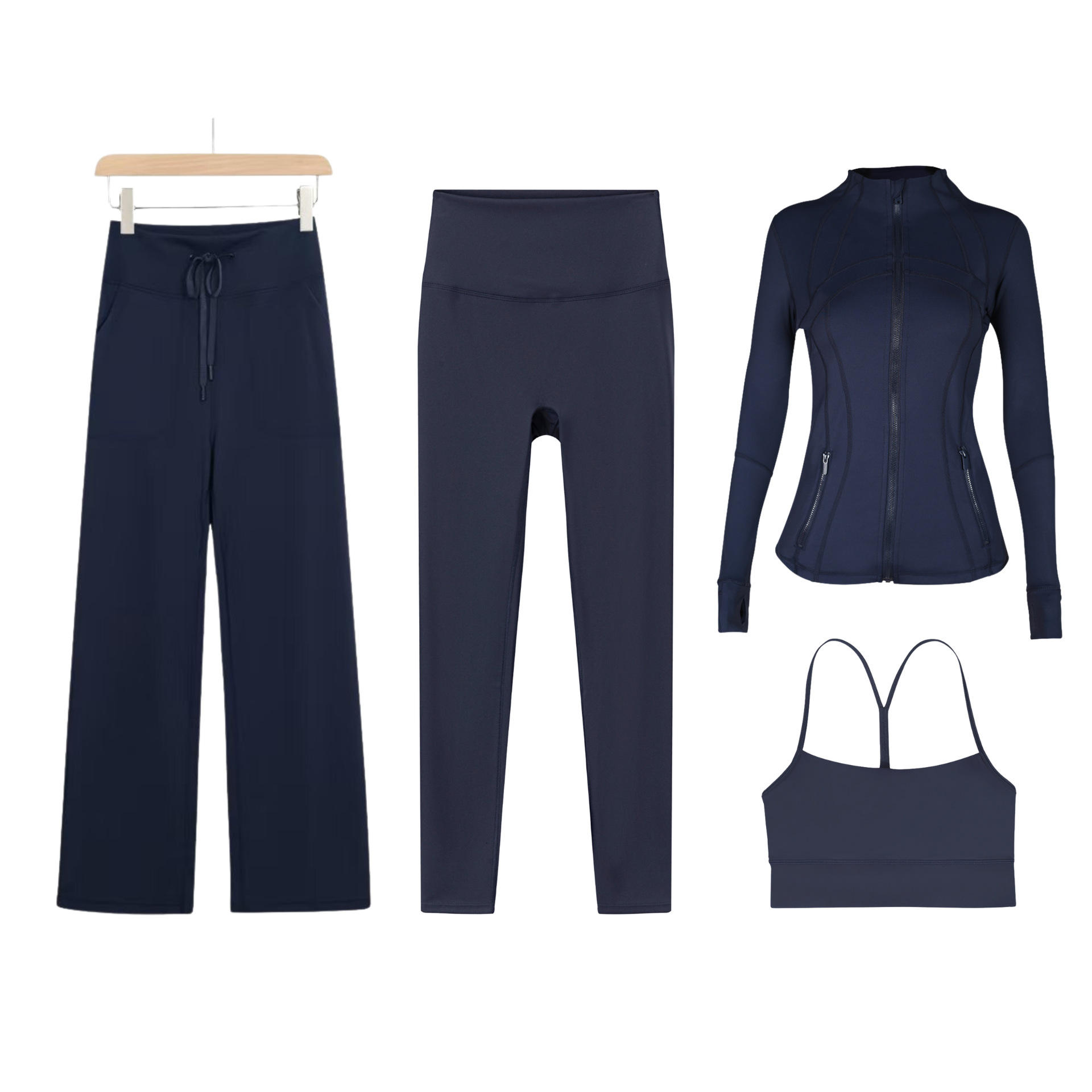 Women’s 4-Piece Breathable Yoga & Fitness Set