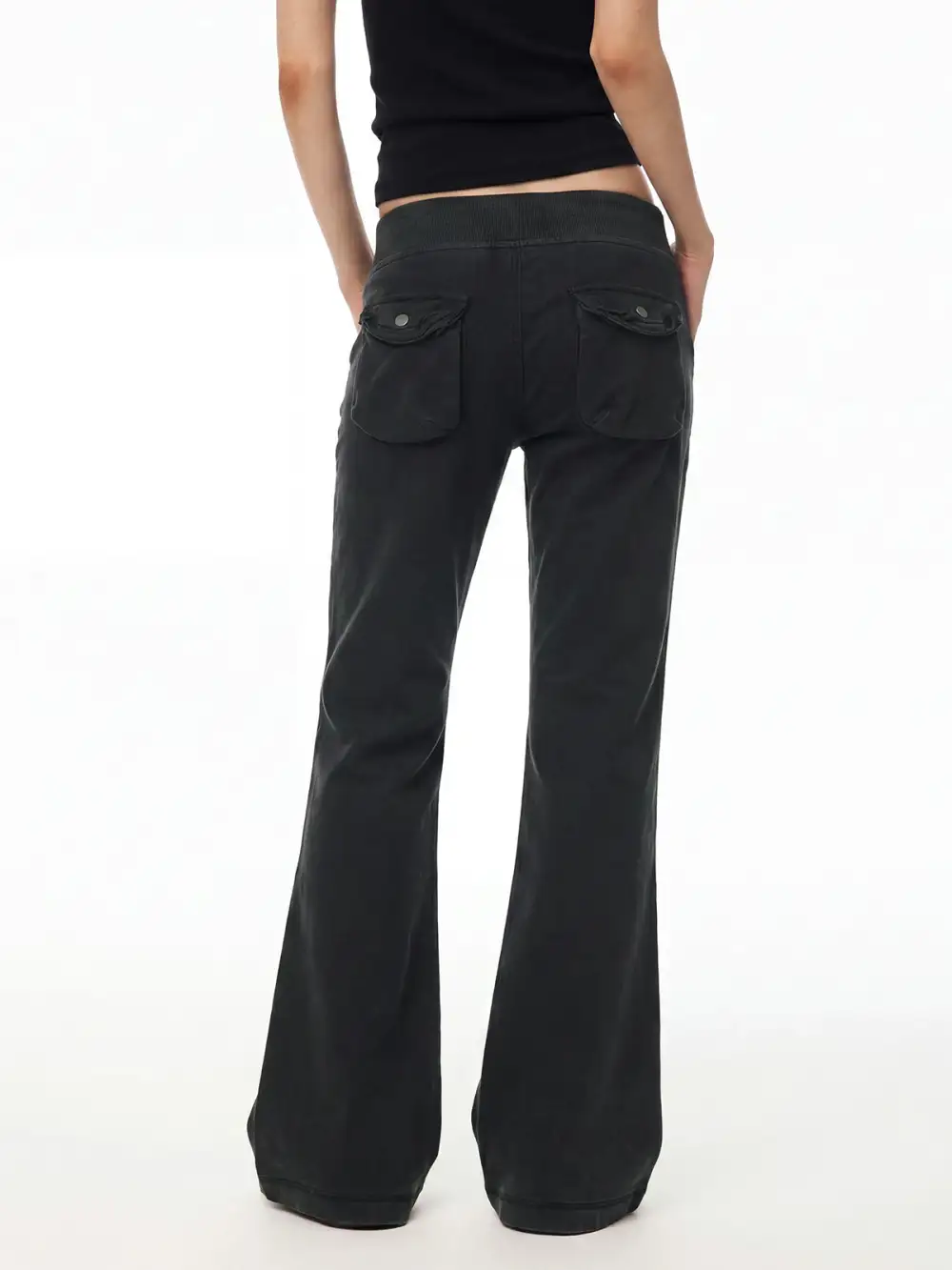 Flared Cargo Pants