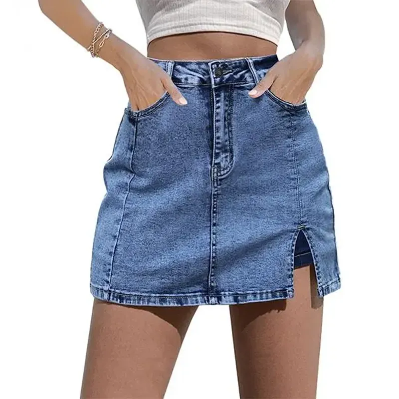 Women's Stretch Denim Skort