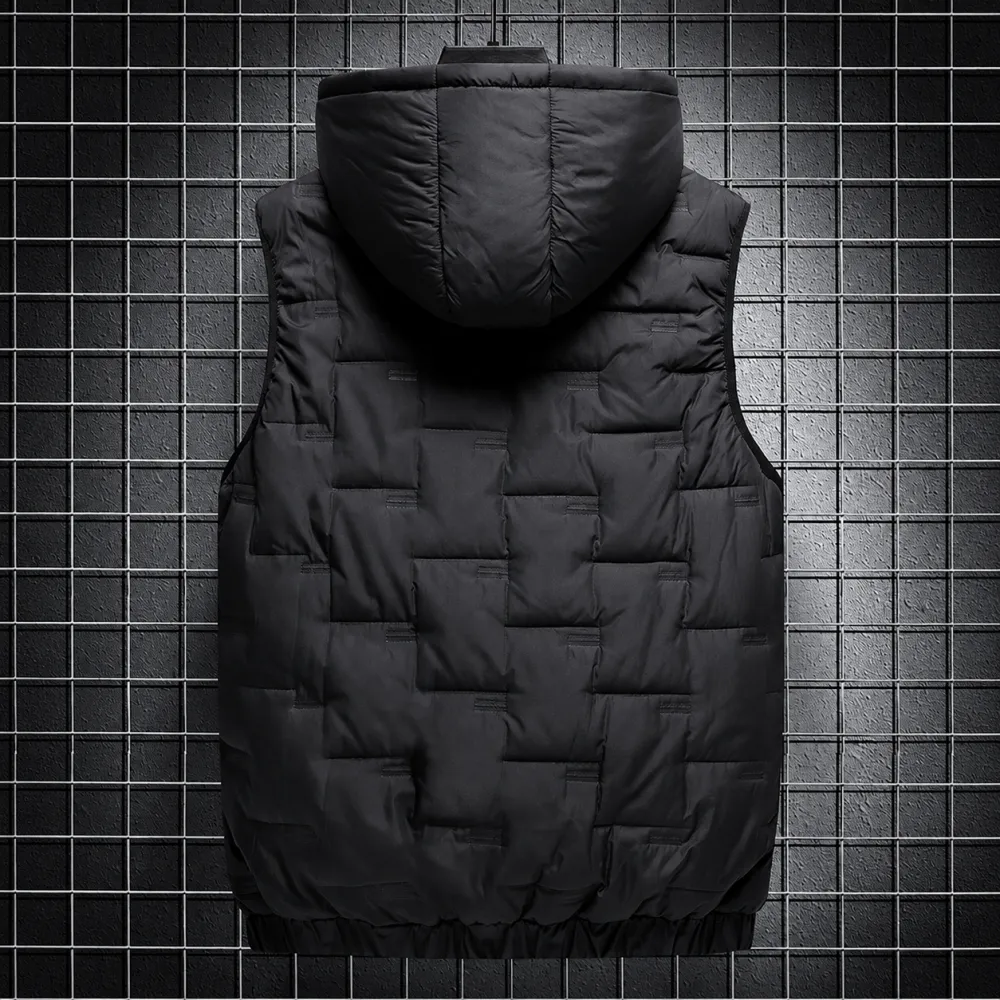 Quilted Hooded Insulated Vest