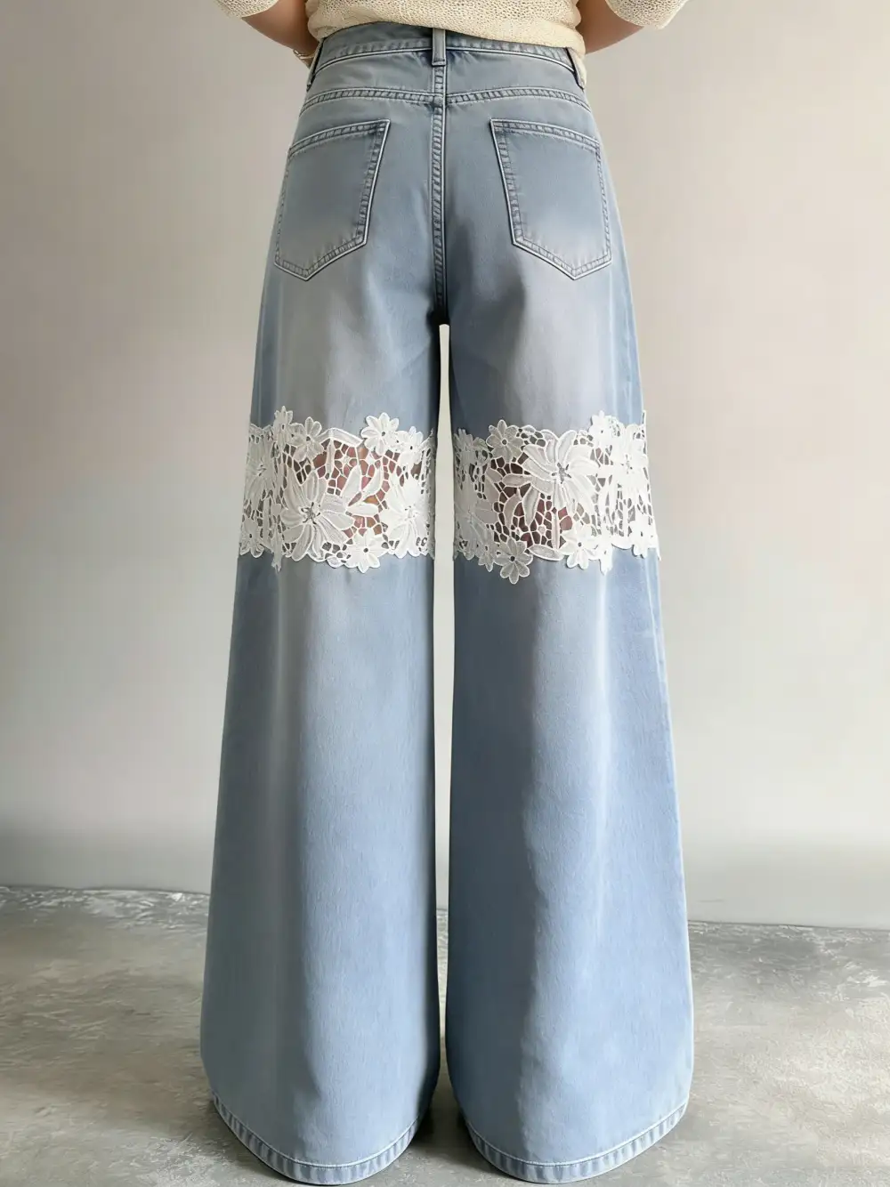 Lace Wide Leg Casual Dress