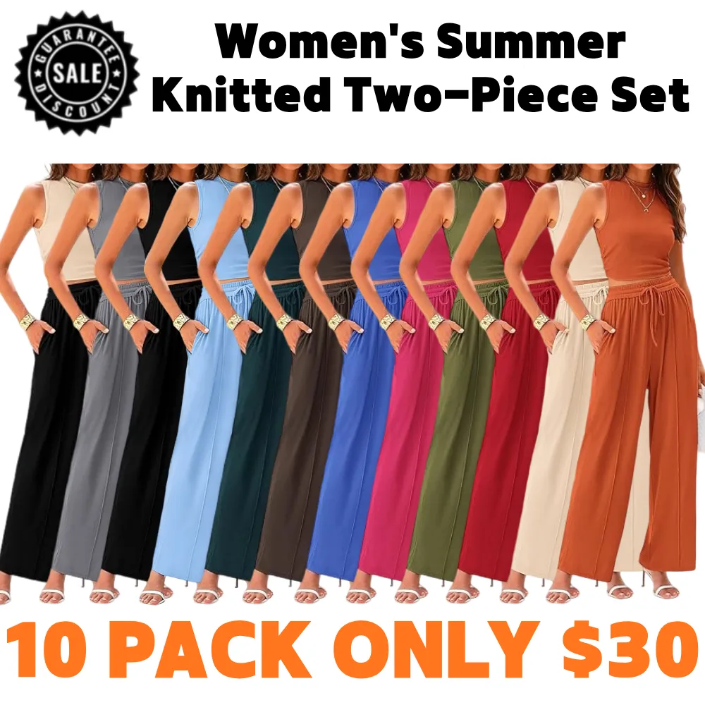🔥Women's Summer Two-Piece Set🔥8-Sets - All Colors Included
