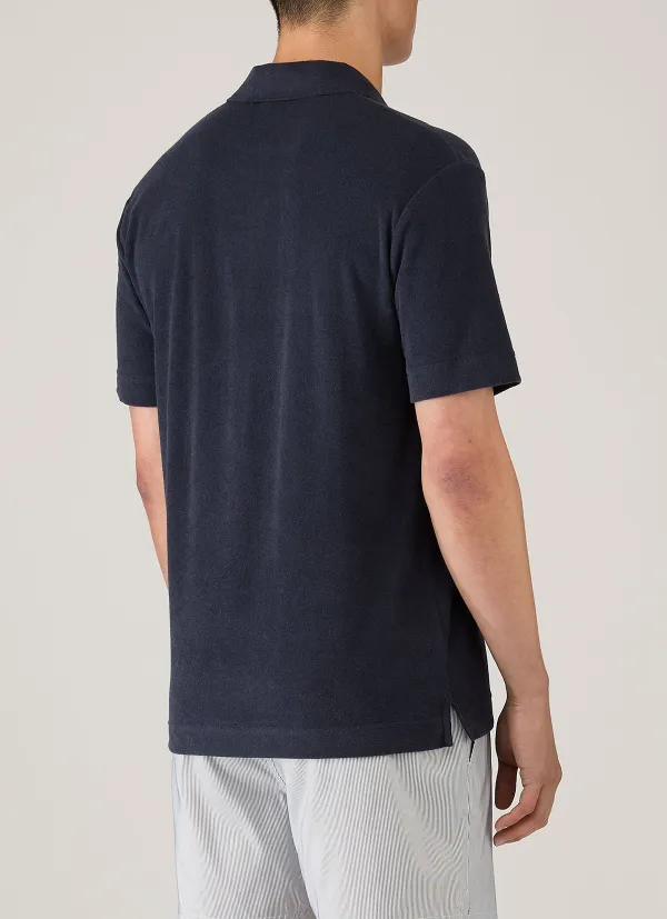 Modern Everyday Regular Fit Cotton Towelling Short Sleeve Polo Shirt
