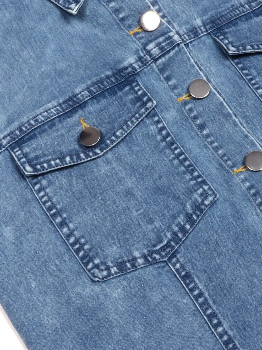Halter Denim Casual Dress
