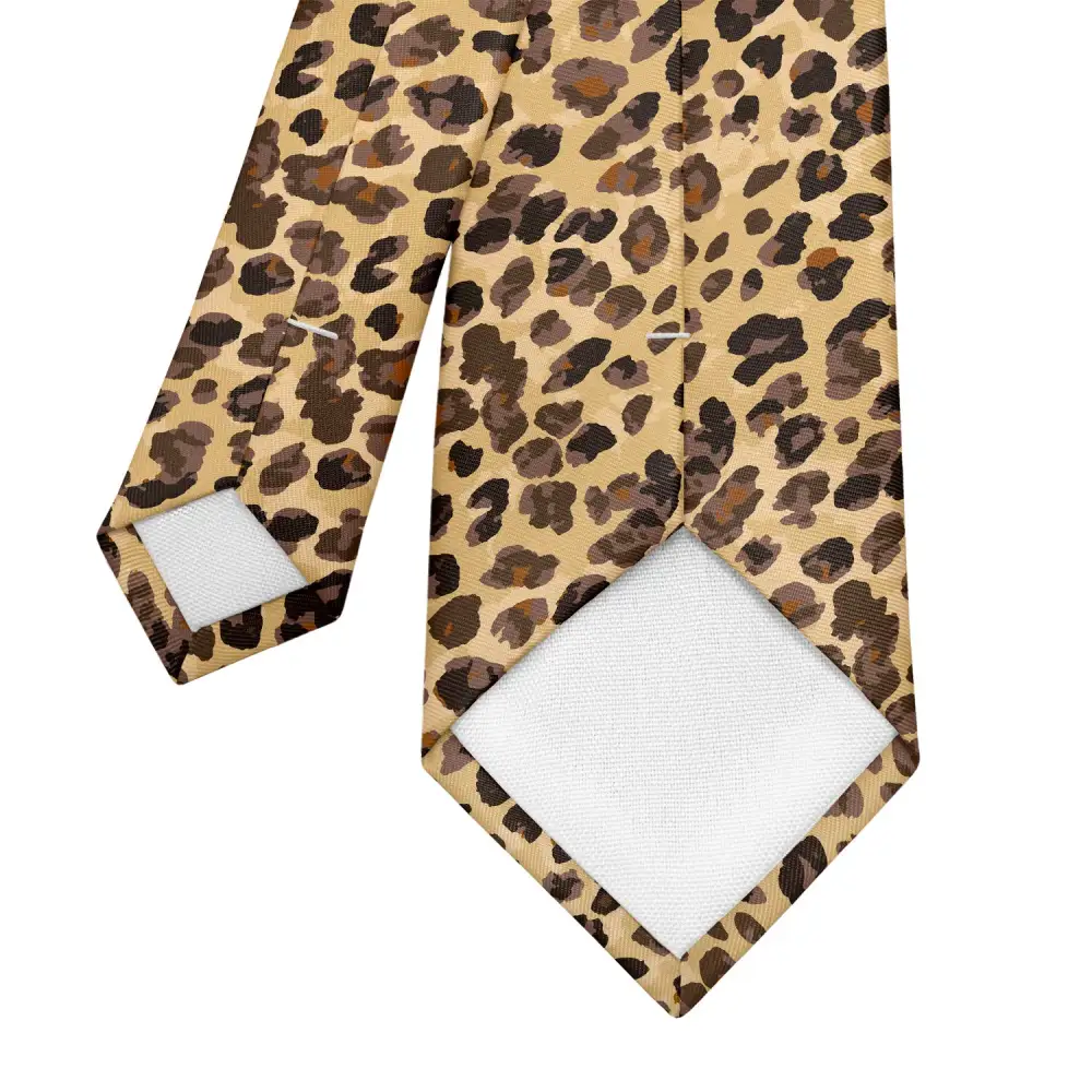 Cheetah Pattern Necktie
