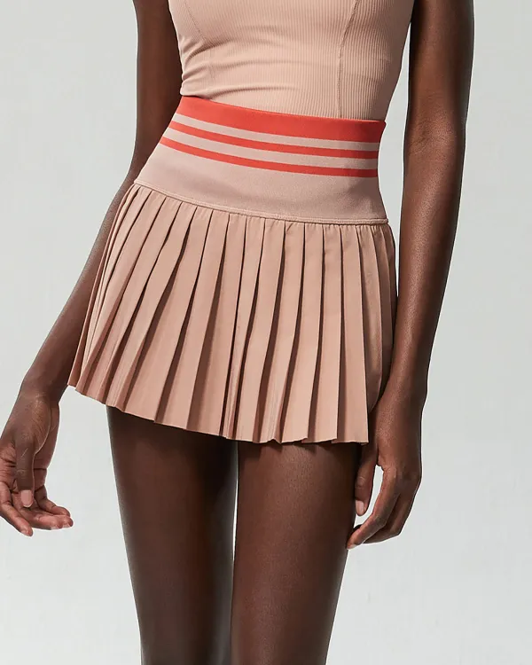 Clean Pleated Everyday Skirt