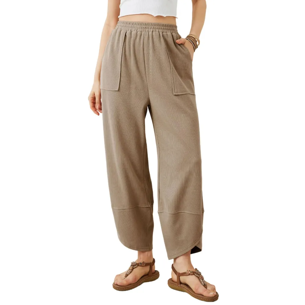 Elasticated Harem Palazzo Pants