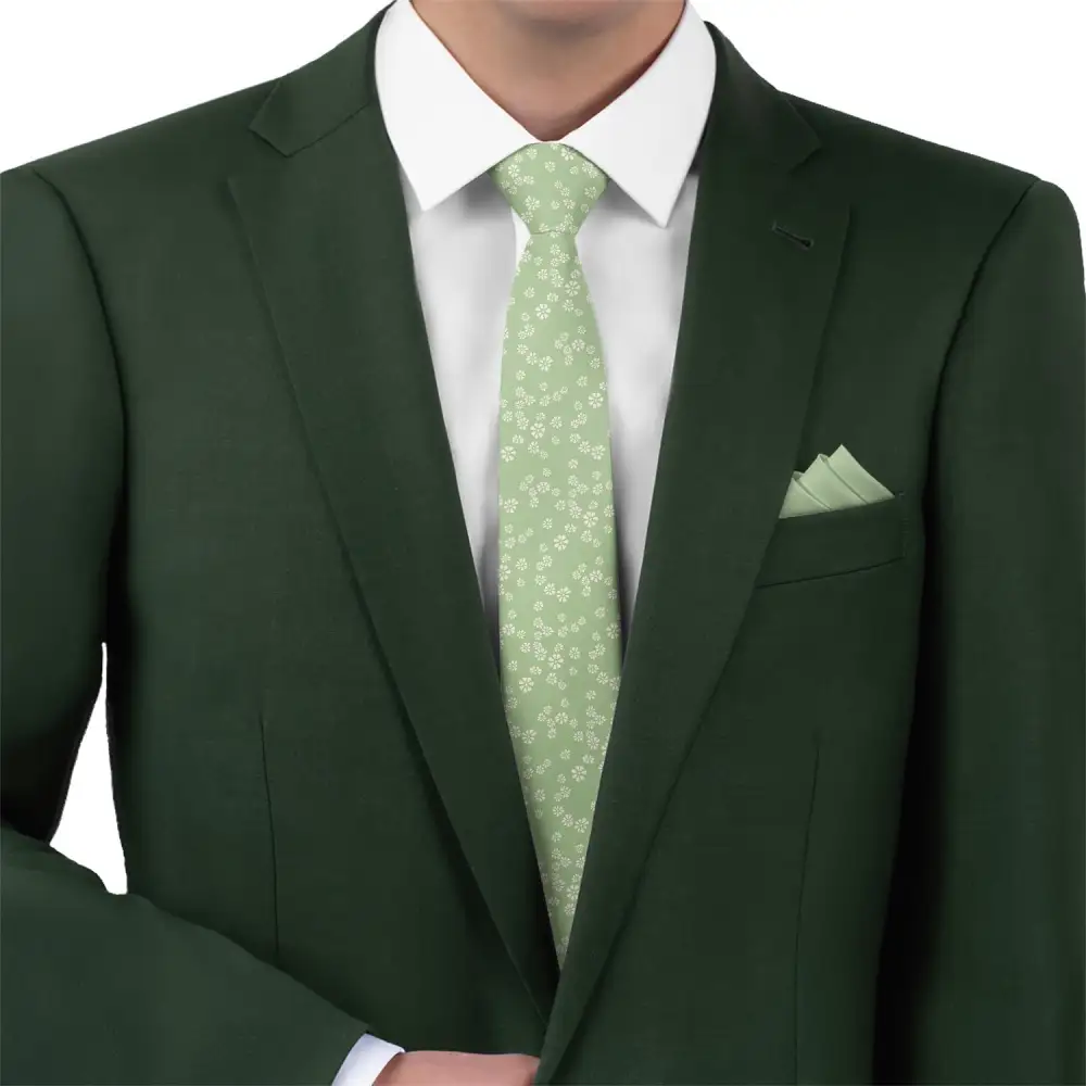 Elegant Floral Statement Necktie