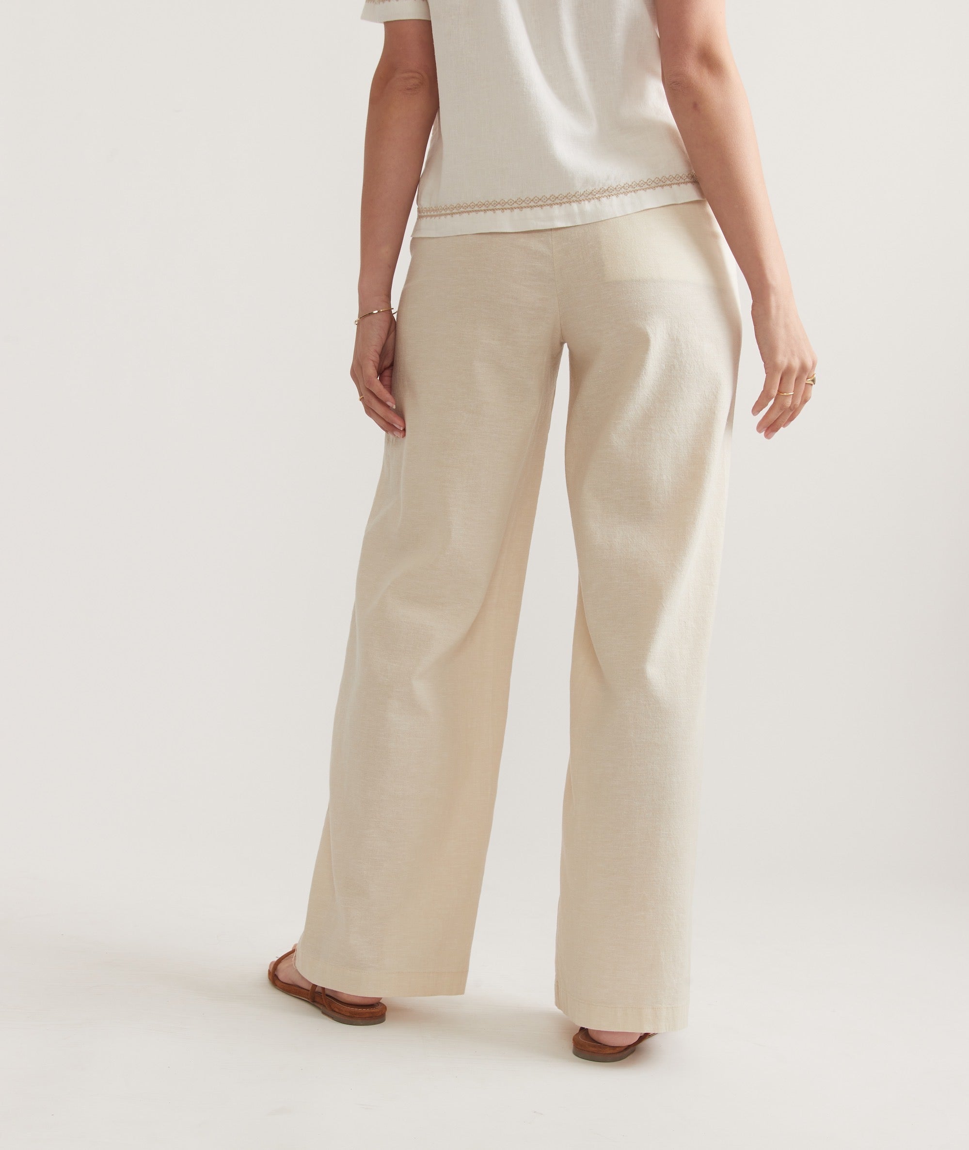 Casual Beige Trousers