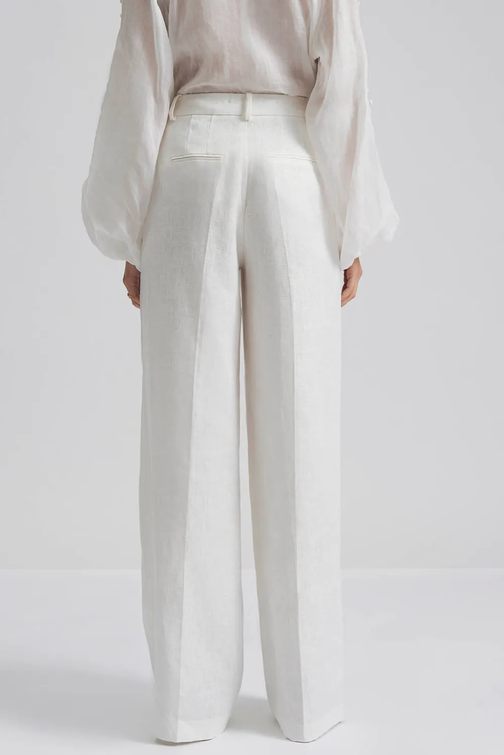 Wide Leg Drawstring Trousers