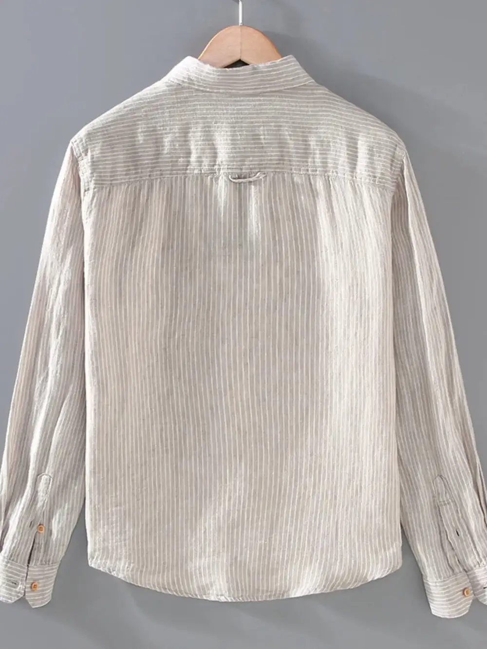 Weekend Long-Sleeve Striped Button-Up Shirt