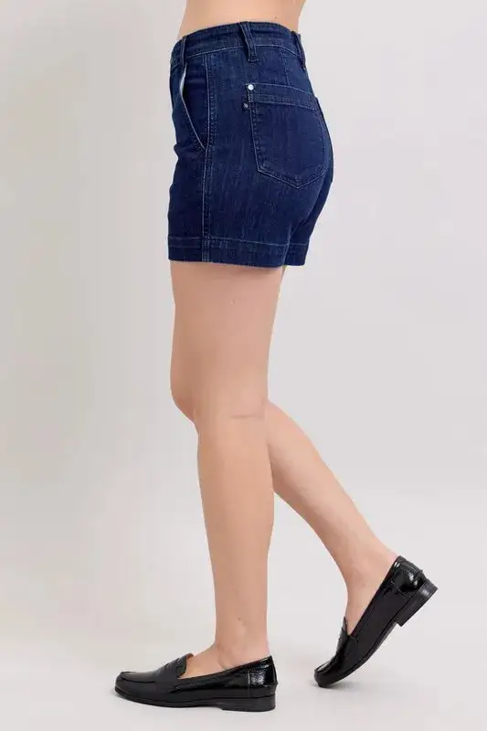 Classic High Waist Denim Shorts