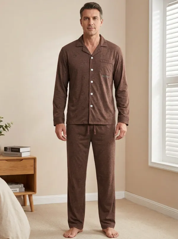 Refined Edition Classic Men's Pajama Set
