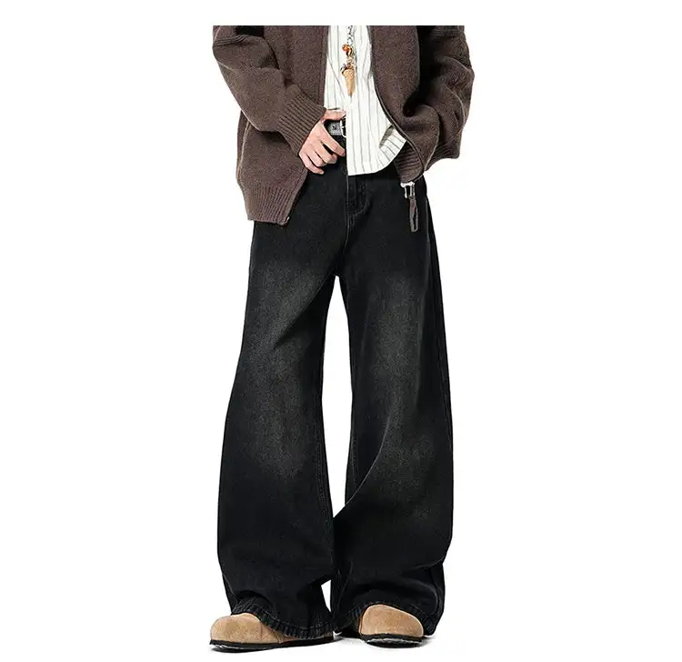 Fade Barrel-Leg Jeans