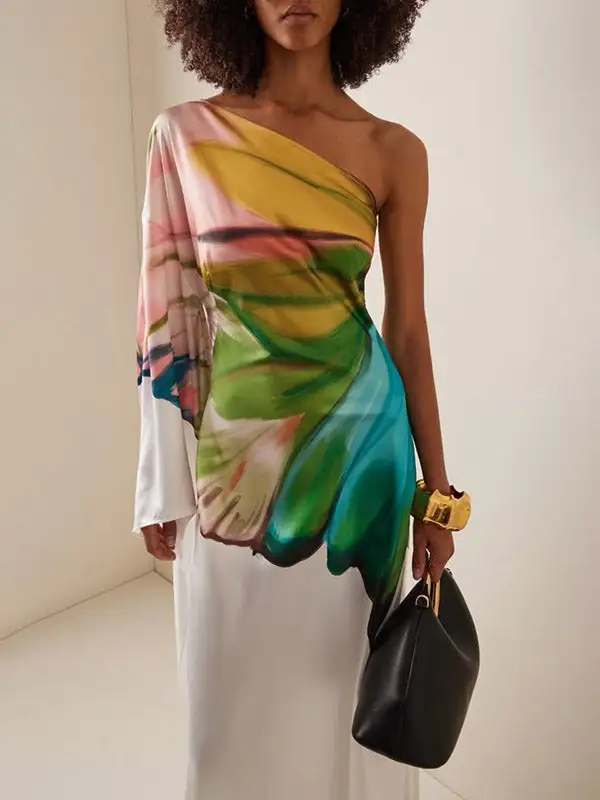 Flower Long Maxi Dress