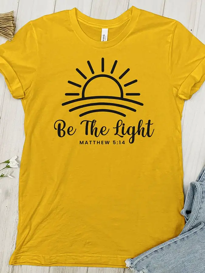 Casual Print Short Sleeve T-Shirt