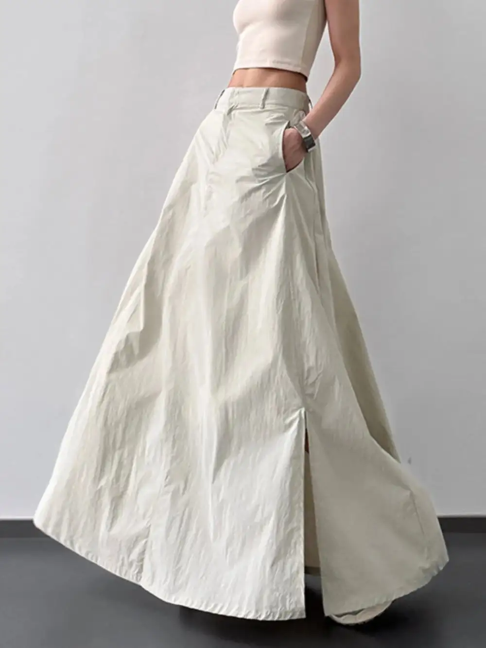 Smart Quiet Slit Skirt