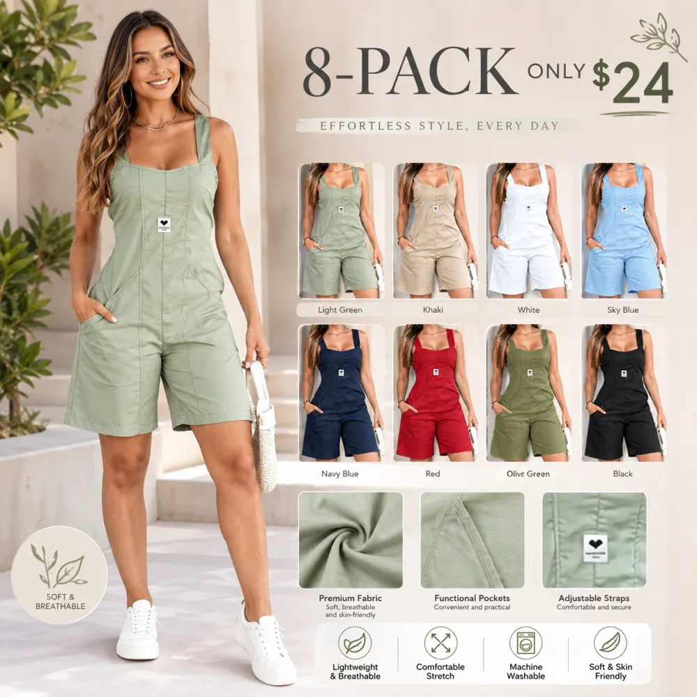New Spring/Summer Casual Slimming Loose-fitting Overalls