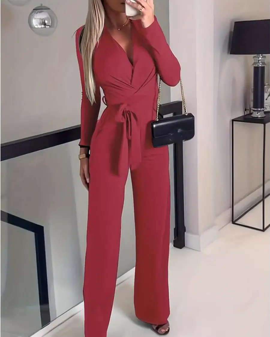 Wrap Front Jumpsuit