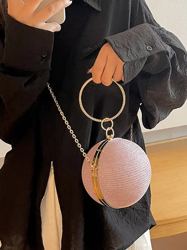 Classic Compact Geometric Crossbody Bag