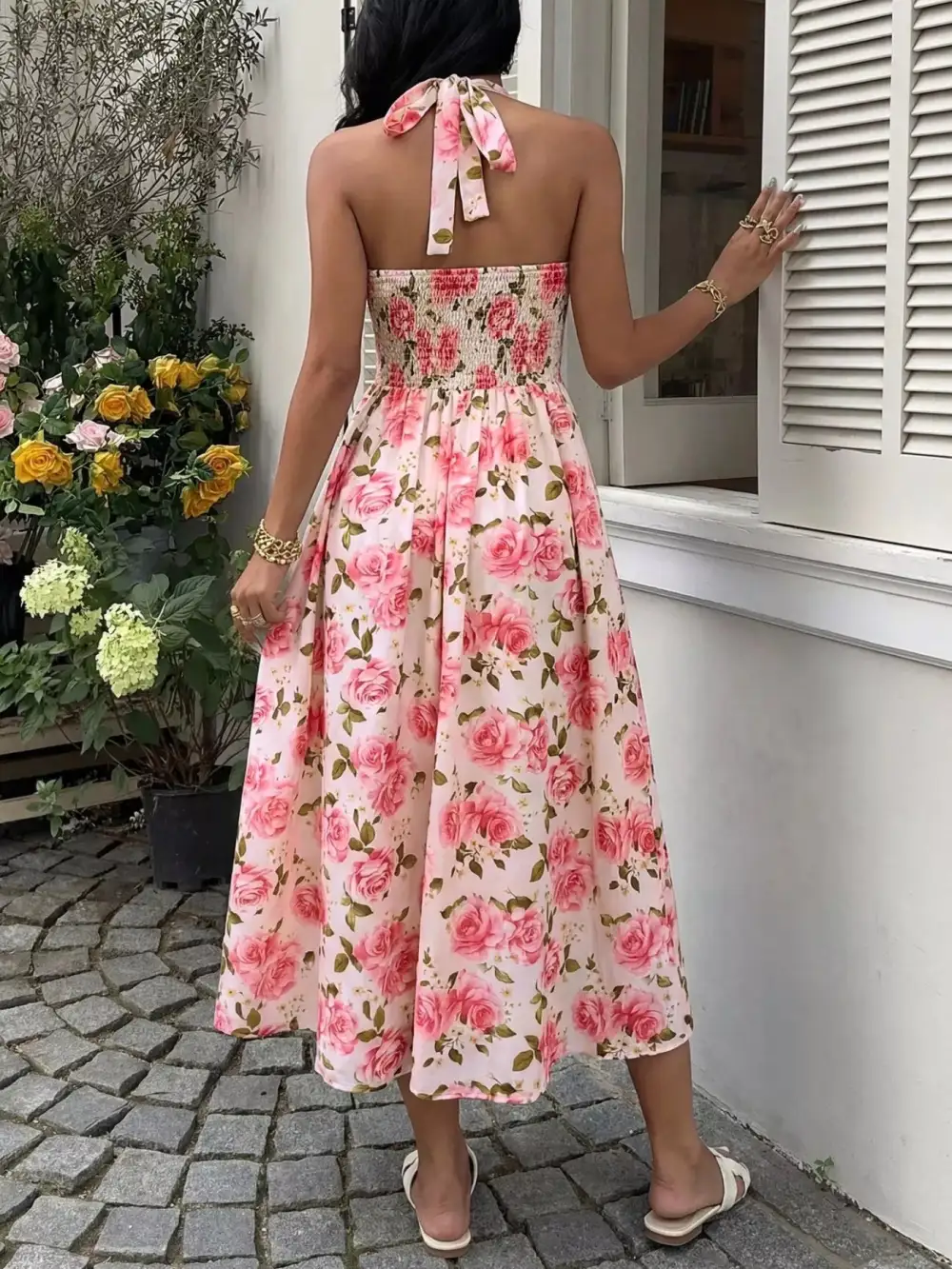 Floral Printed Midi Dress
