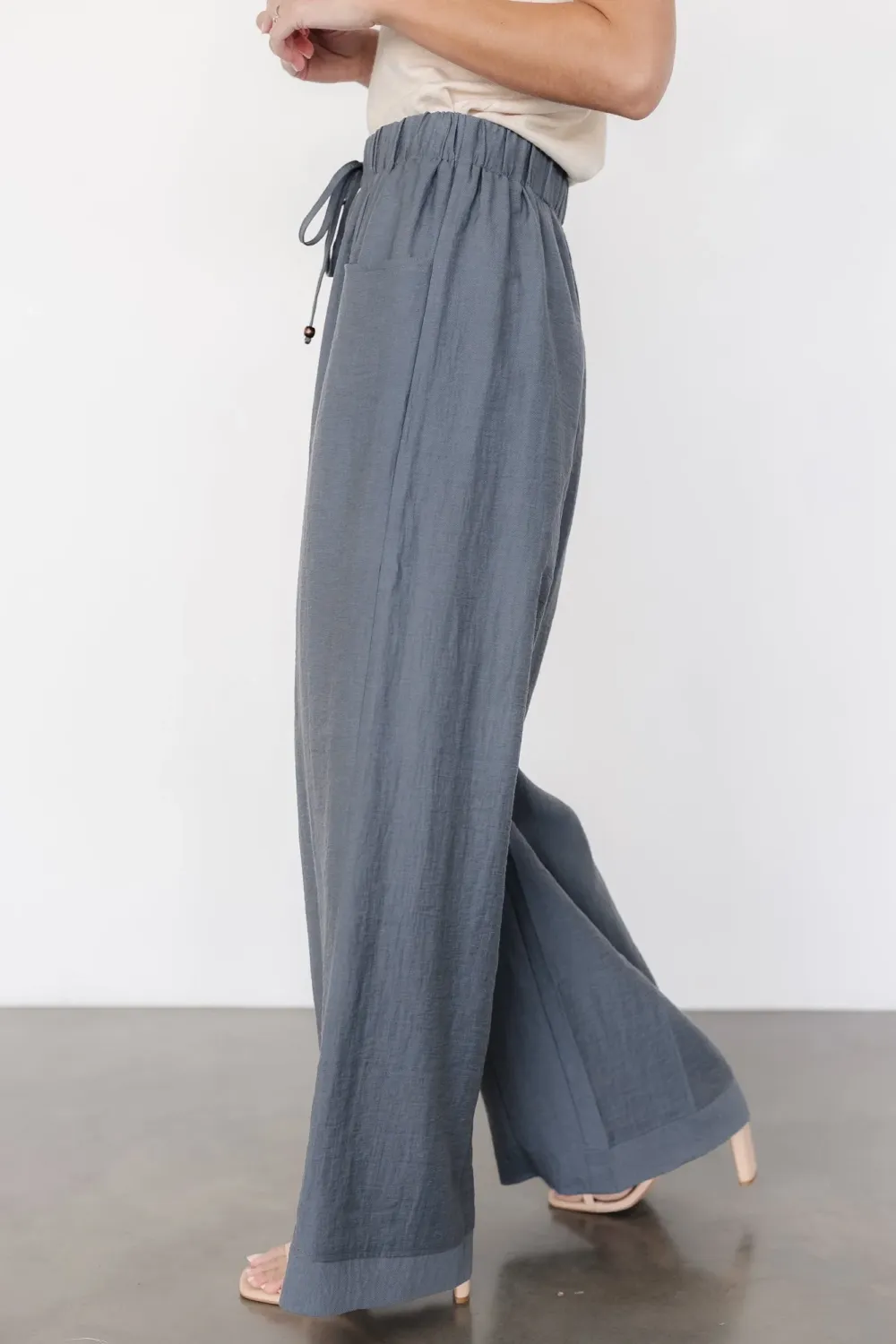 Casual Straight Leg Slim-Fit Loose Pants