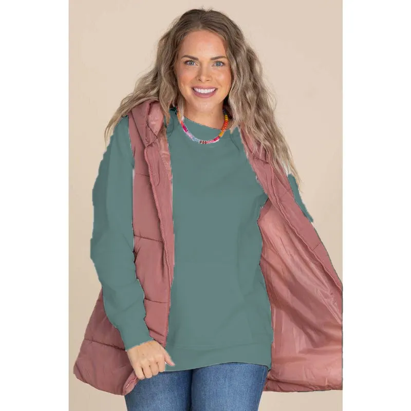 🔥Your Favorite Is Back! Pigment Dyed Cozy Campfire R-Neck Sweatshirt