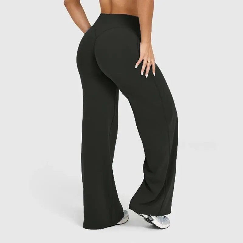 SoftMotion Straight Leg Bottoms Women Workout Leggings Fitness Gym Outdoor Sports Yoga Pants