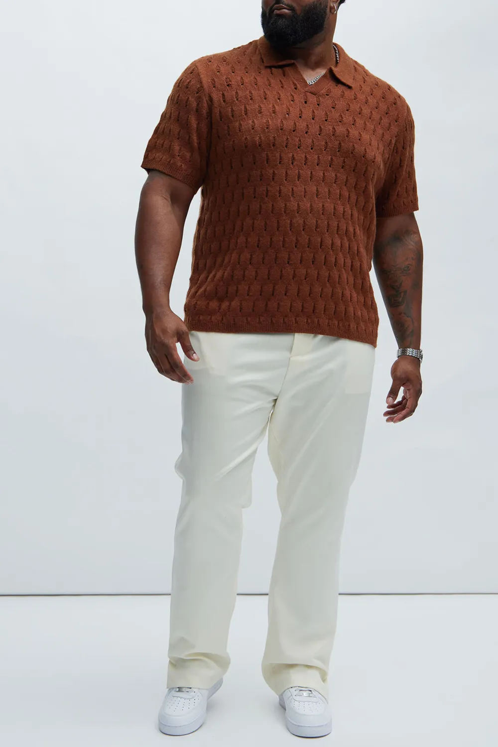 Hollow Textured Polo