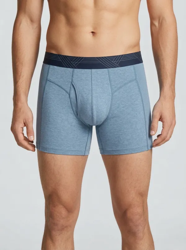 Minimal Athletic Striped Finish Men's Boxer Briefs
