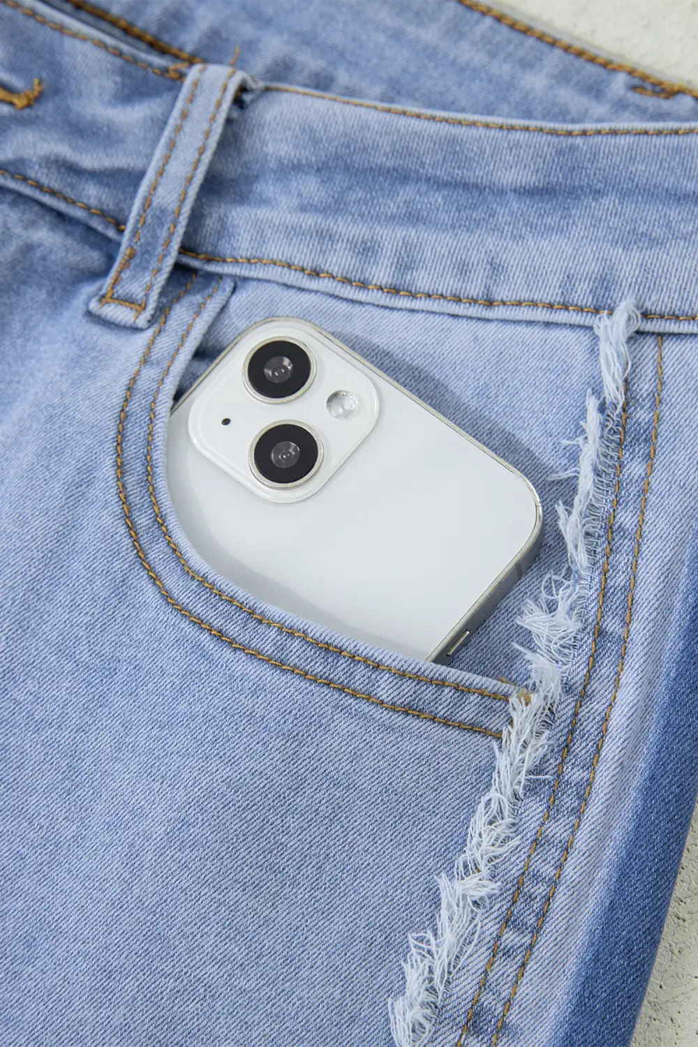 Patchwork Denim Jeans