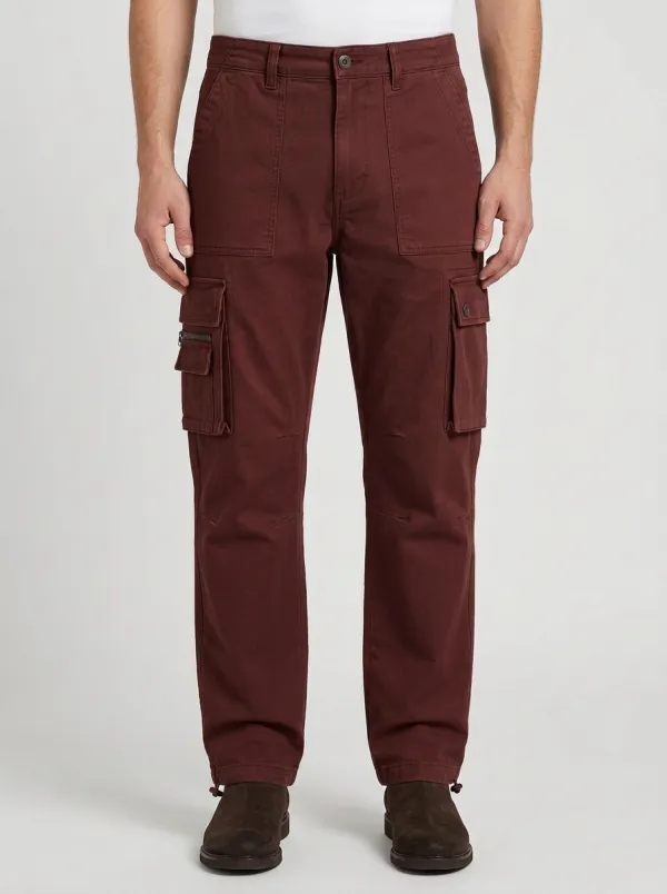 Men's Olive Green Multi-Pocket Tactical Cargo Pants