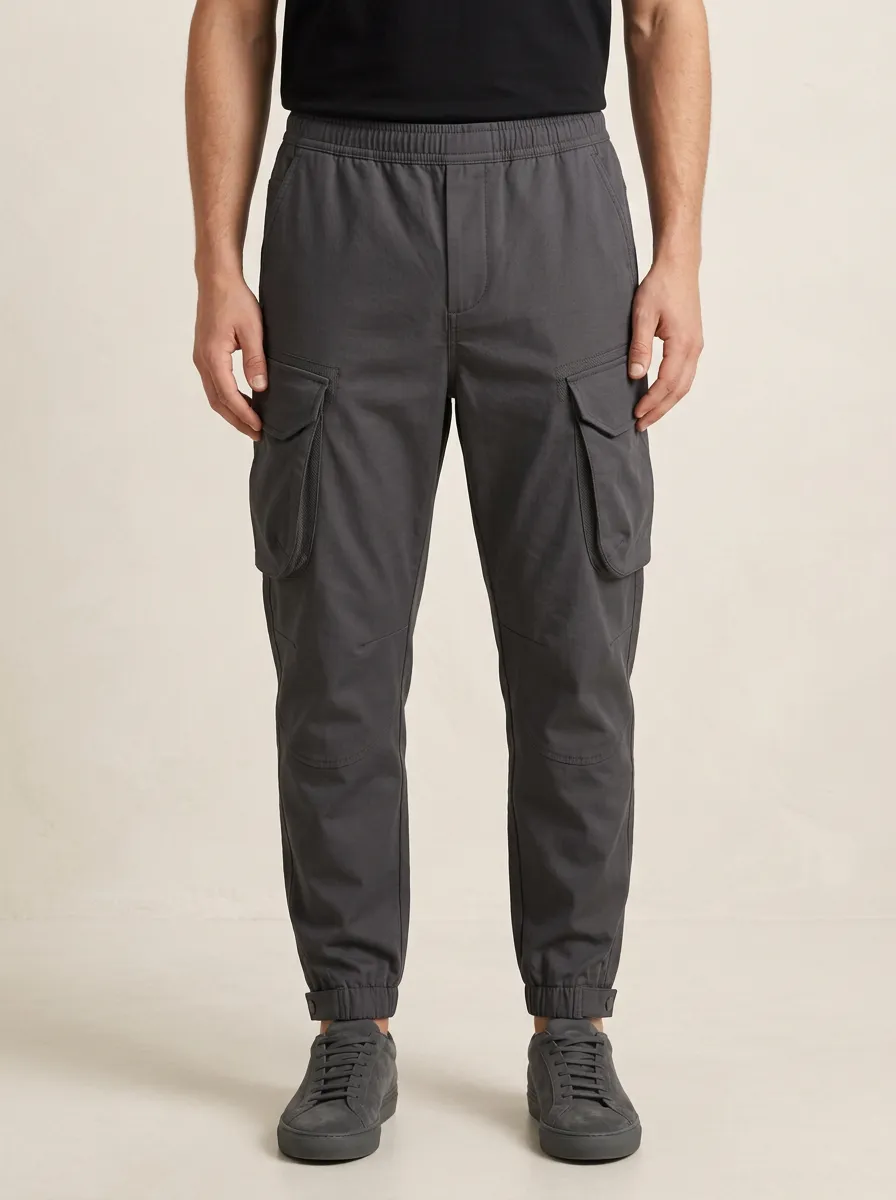 Tactical Multi-Pocket Printed Men's Cargo Pants