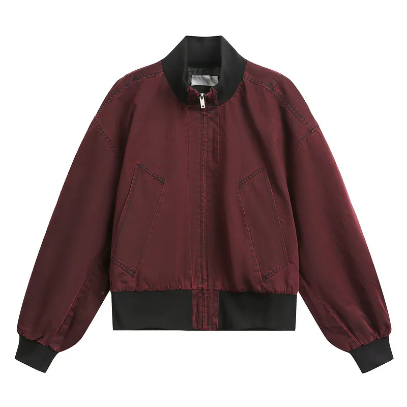 Casual Edgy Bomber Jacket