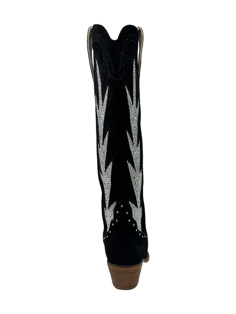 Velvet Western Cowboy Knee-High Boots